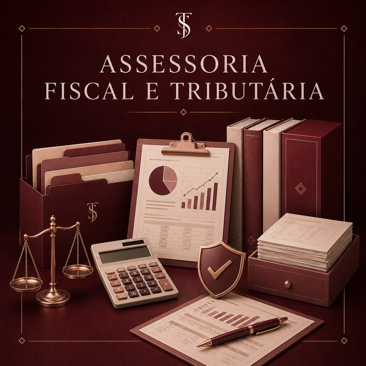 Arte do serviço Assessoria Fiscal e Tributaria