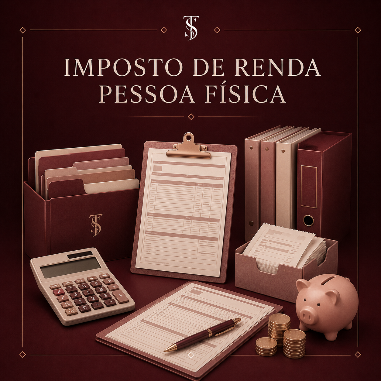 Arte do serviço Imposto de Renda Pessoa Fisica